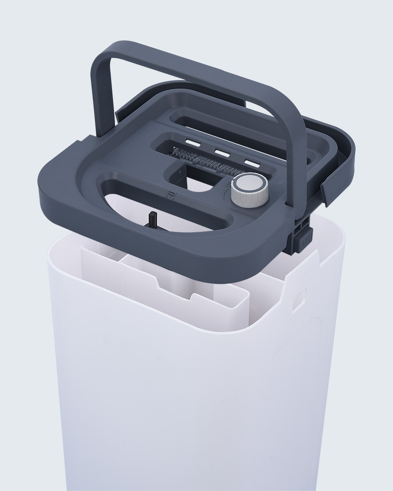 Zestaw płaskich wiader do mopa z separacją Mopx3