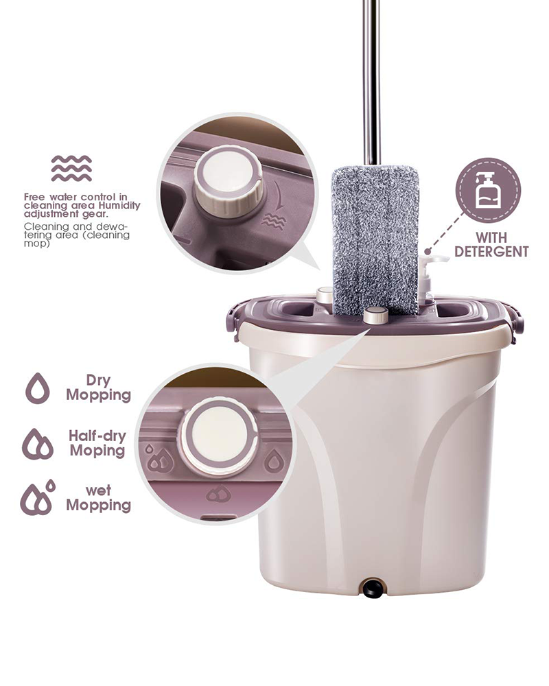 Zestaw wiader do mopa Mopx Dual Zone Dual Control z separacją brudnej wody